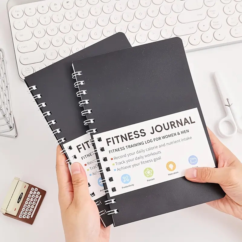 Fitness Nutrition Journal - Fitness Journal Notebook Daily Exercise and