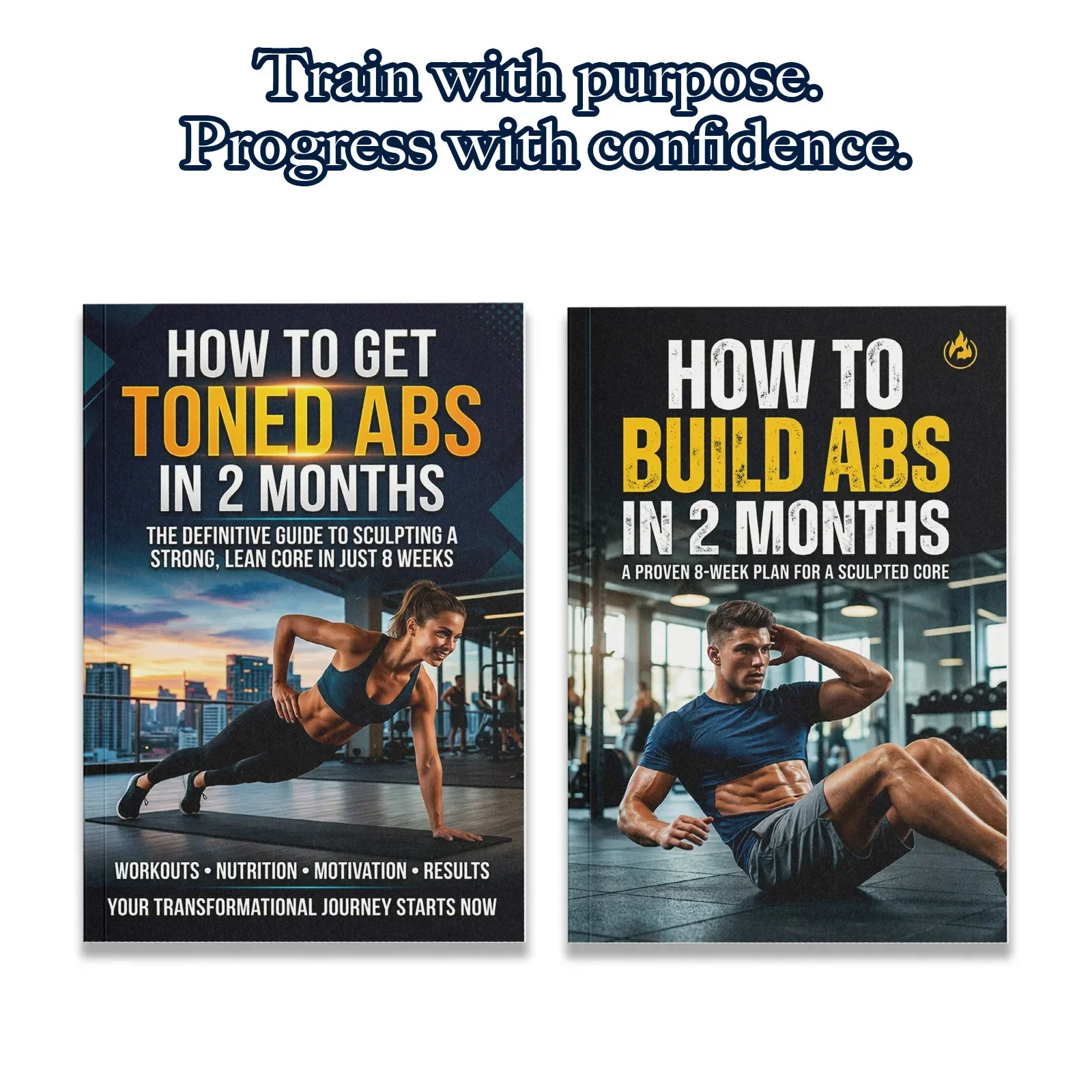 2-Book Abs Training Guide Set  - Nutrition Fitness Books review and price