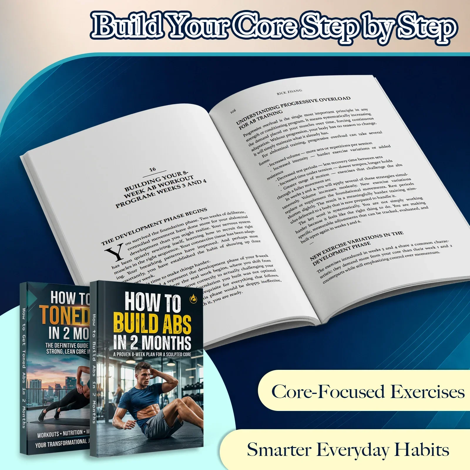 2-Book Abs Training Guide Set  - Nutrition Fitness Books review and price